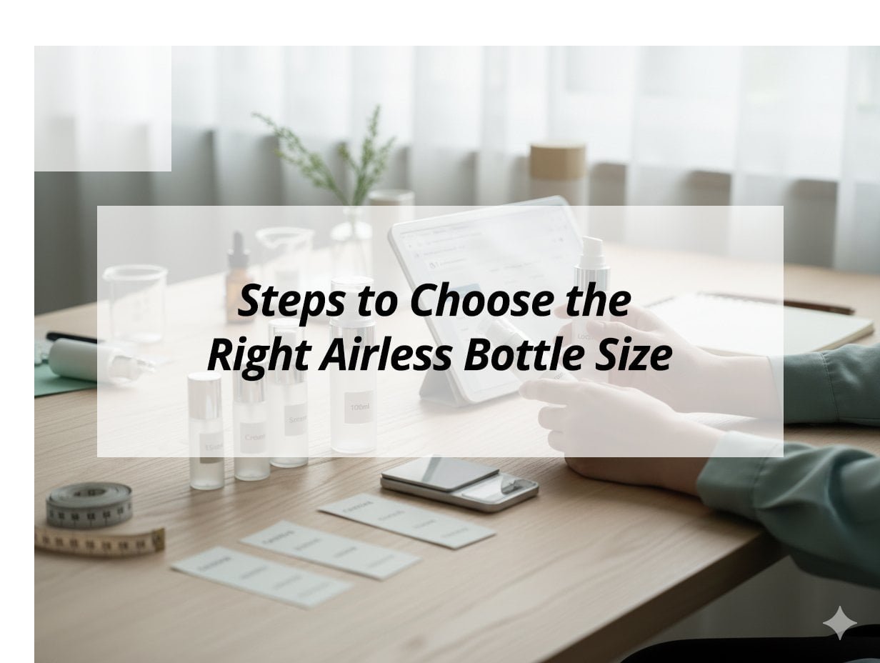 ![Choosing the right airless bottle size](https://jccosmopack.com/wp-content/uploads/2025/12/Steps-to-Choose-the-Right-Airless-Bottle-Size.jpg "Right Airless Bottle Size")