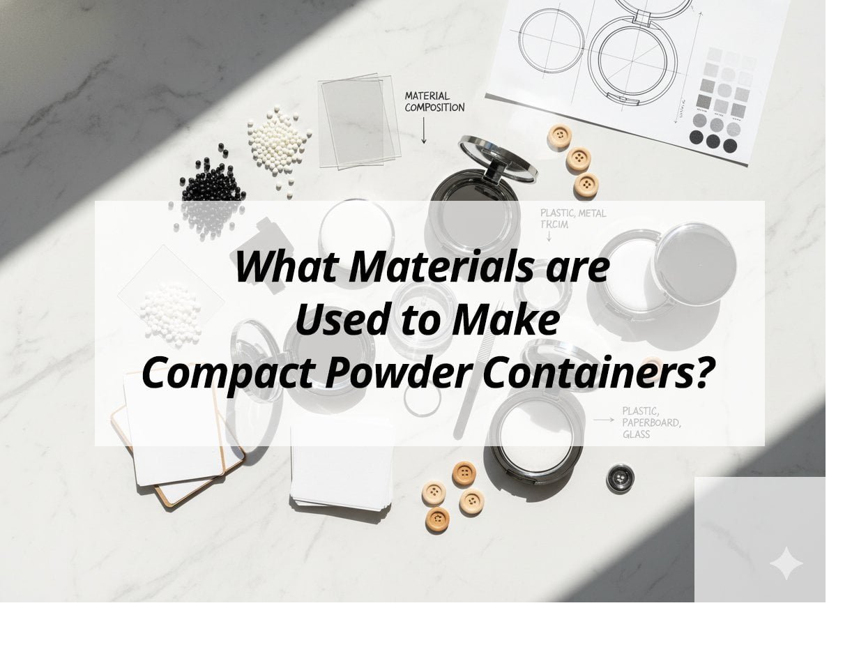 ![Materials used for compact powder containers](https://jccosmopack.com/wp-content/uploads/2025/12/What-Materials-are-Used-to-Make-Compact-Powder-Containers.jpg "Compact Powder Materials")