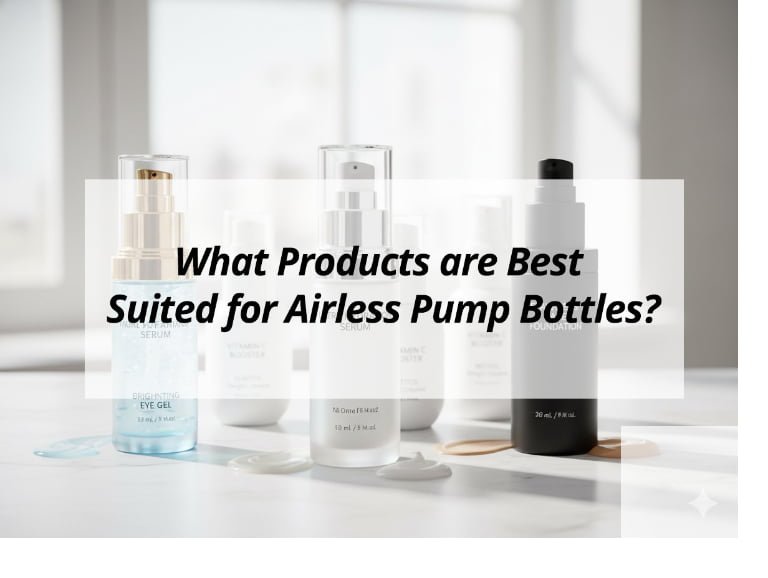 What Products are Best Suited for Airless Pump Bottles?