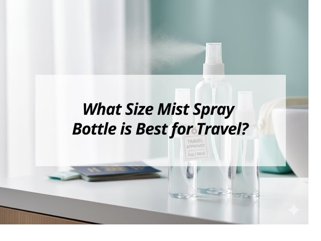 ![Choosing the best mist spray bottle size for travel](https://jccosmopack.com/wp-content/uploads/2025/12/What-Size-Mist-Spray-Bottle-is-Best-for-Travel.jpg "Travel Bottle Size")