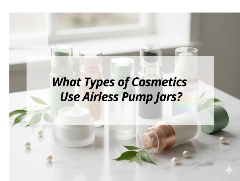 What Types of Cosmetics Use Airless Pump Jars?