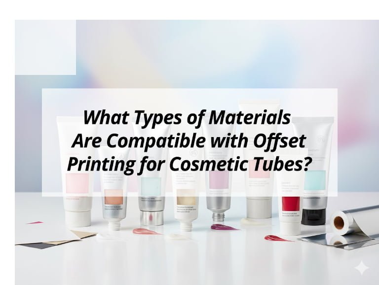 What Types of Materials Are Compatible with Offset Printing for Cosmetic Tubes?