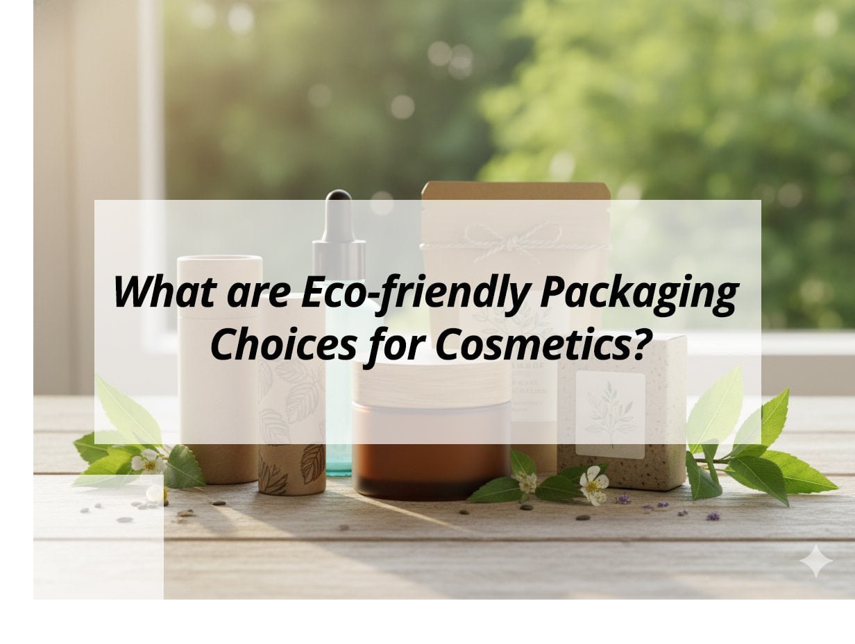 ![Eco-friendly packaging choices for cosmetics](https://jccosmopack.com/wp-content/uploads/2025/12/What-are-Eco-friendly-Packaging-Choices-for-Cosmetics.jpg "Eco-friendly Packaging")