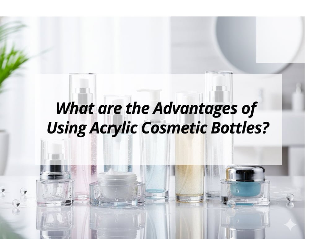 ![Advantages of using acrylic cosmetic bottles](https://jccosmopack.com/wp-content/uploads/2025/12/What-are-the-Advantages-of-Using-Acrylic-Cosmetic-Bottles.jpg "Acrylic Bottles Benefits")