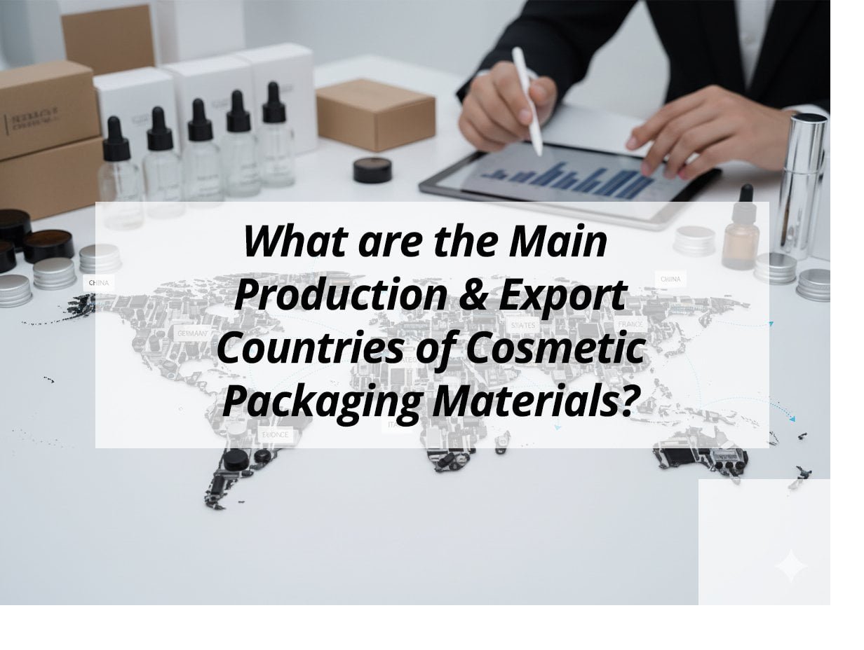 What are the Main Production & Export Countries of Cosmetic Packaging Materials?