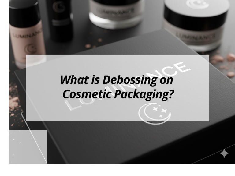 What is Debossing on Cosmetic Packaging?