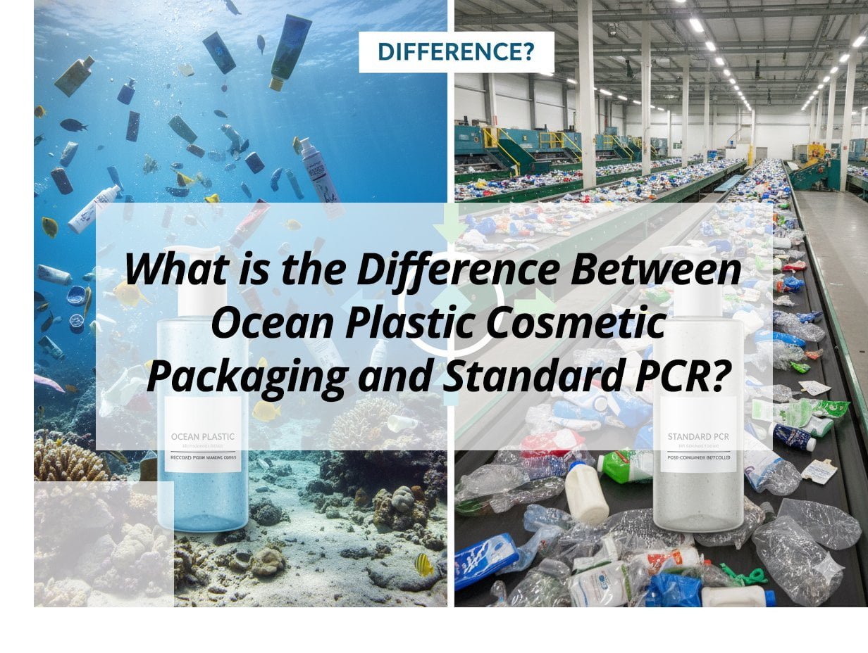 What is the Difference Between Ocean Plastic Cosmetic Packaging and Standard PCR?