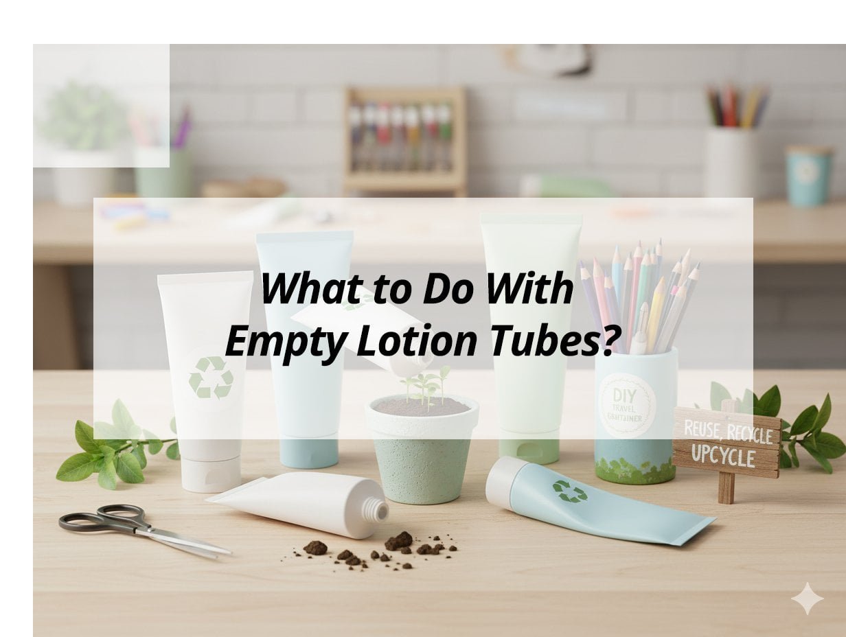 ![Creative ways to reuse empty lotion tubes](https://jccosmopack.com/wp-content/uploads/2025/12/What-to-Do-With-Empty-Lotion-Tubes.jpg "Reuse Lotion Tubes")
