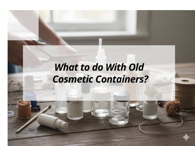What to do With Old Cosmetic Containers?