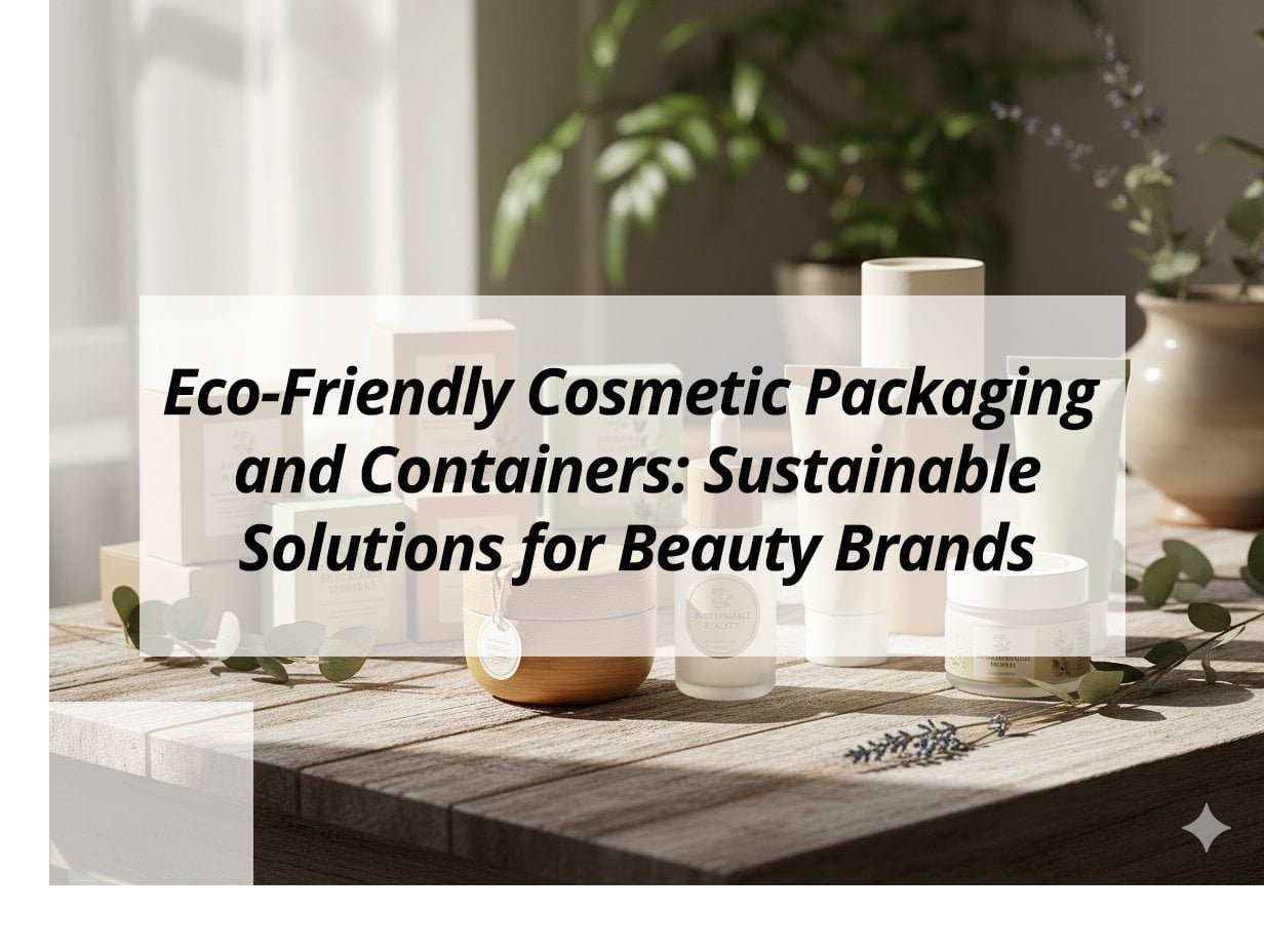 ![Eco-friendly cosmetic packaging solutions for beauty brands](https://jccosmopack.com/wp-content/uploads/2026/01/Eco-Friendly-Cosmetic-Packaging-and-Containers-Sustainable-Solutions-for-Beauty-Brands.jpg "Sustainable Cosmetic Packaging")