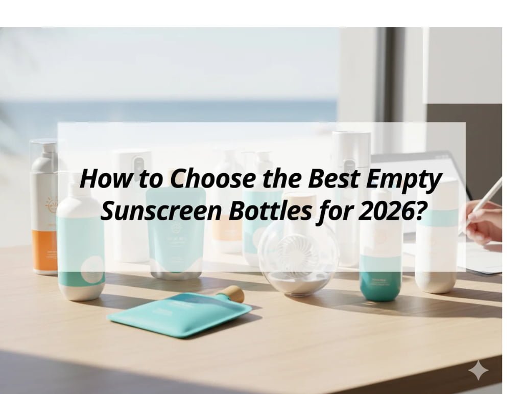 ![Selecting the best empty sunscreen bottles](https://jccosmopack.com/wp-content/uploads/2026/01/How-to-Choose-the-Best-Empty-Sunscreen-Bottles-for-2026.jpg "Sunscreen Bottles Guide")