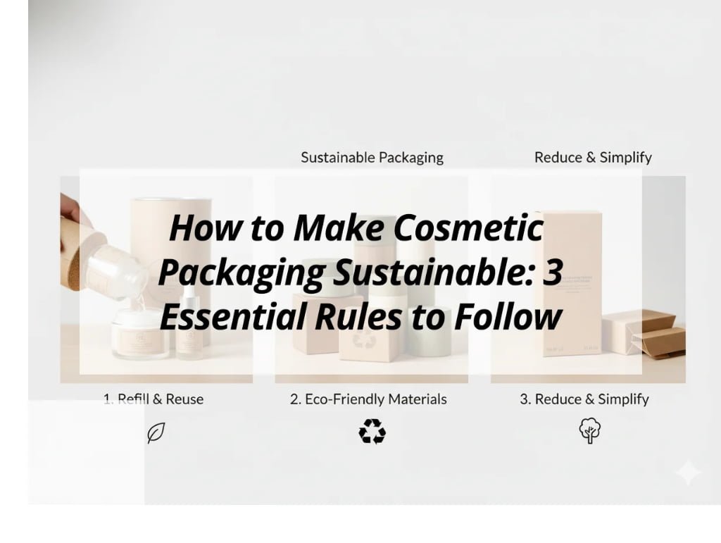 ![Rules for sustainable cosmetic packaging design](https://jccosmopack.com/wp-content/uploads/2026/01/How-to-Make-Cosmetic-Packaging-Sustainable-3-Essential-Rules-to-Follow.jpg "Sustainable Packaging Rules")
