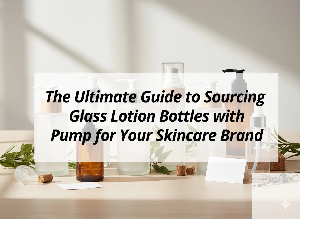 The Ultimate Guide to Sourcing Glass Lotion Bottles with Pump for Your Skincare Brand
