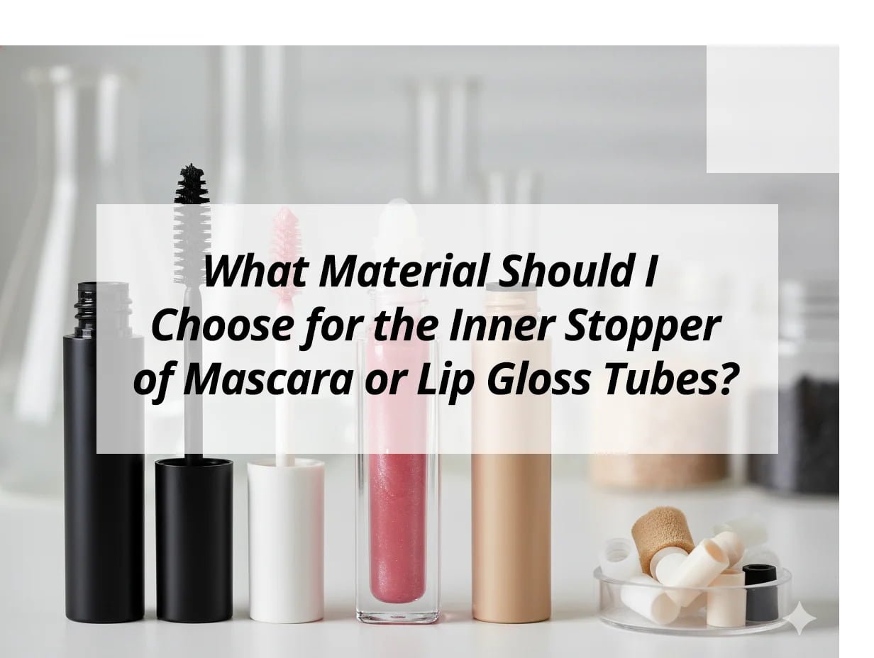 What Material Should I Choose for the Inner Stopper of Mascara or Lip Gloss Tubes?