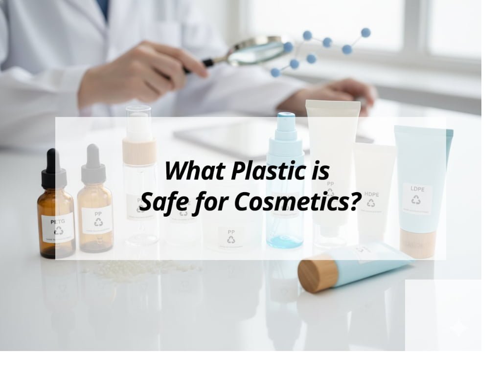 ![Safe plastic types for cosmetics](https://jccosmopack.com/wp-content/uploads/2026/01/What-Plastic-is-Safe-for-Cosmetics.jpg "Cosmetic Plastic Safety")