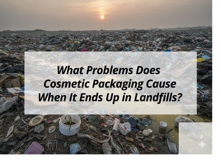 What Problems Does Cosmetic Packaging Cause When It Ends Up in Landfills?