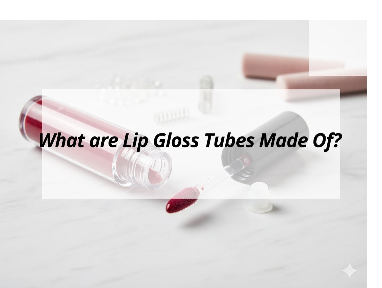 ![Materials used in manufacturing lip gloss tubes](https://jccosmopack.com/wp-content/uploads/2026/01/What-are-Lip-Gloss-Tubes-Made-Of.jpg "Lip Gloss Tube Materials")