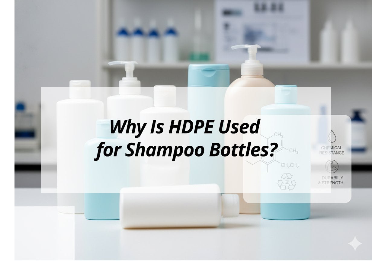 ![Benefits of using HDPE for shampoo bottles](https://jccosmopack.com/wp-content/uploads/2026/01/Why-Is-HDPE-Used-for-Shampoo-Bottles.jpg "HDPE in Shampoo Bottles")