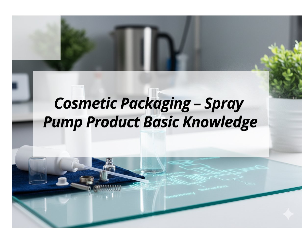 ![Basic knowledge of spray pump cosmetic packaging](https://jccosmopack.com/wp-content/uploads/2026/02/Cosmetic-Packaging-–-Spray-Pump-Product-Basic-Knowledge.jpg "Spray Pump Packaging Basics")