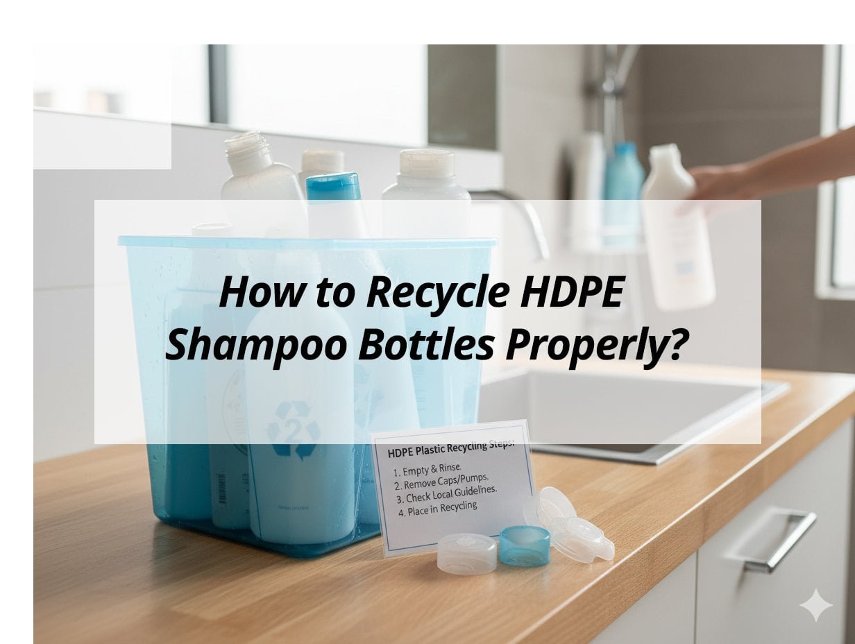 How to Recycle HDPE Shampoo Bottles Properly?