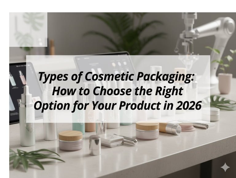 Types of Cosmetic Packaging: How to Choose the Right Option for Your Product in 2026