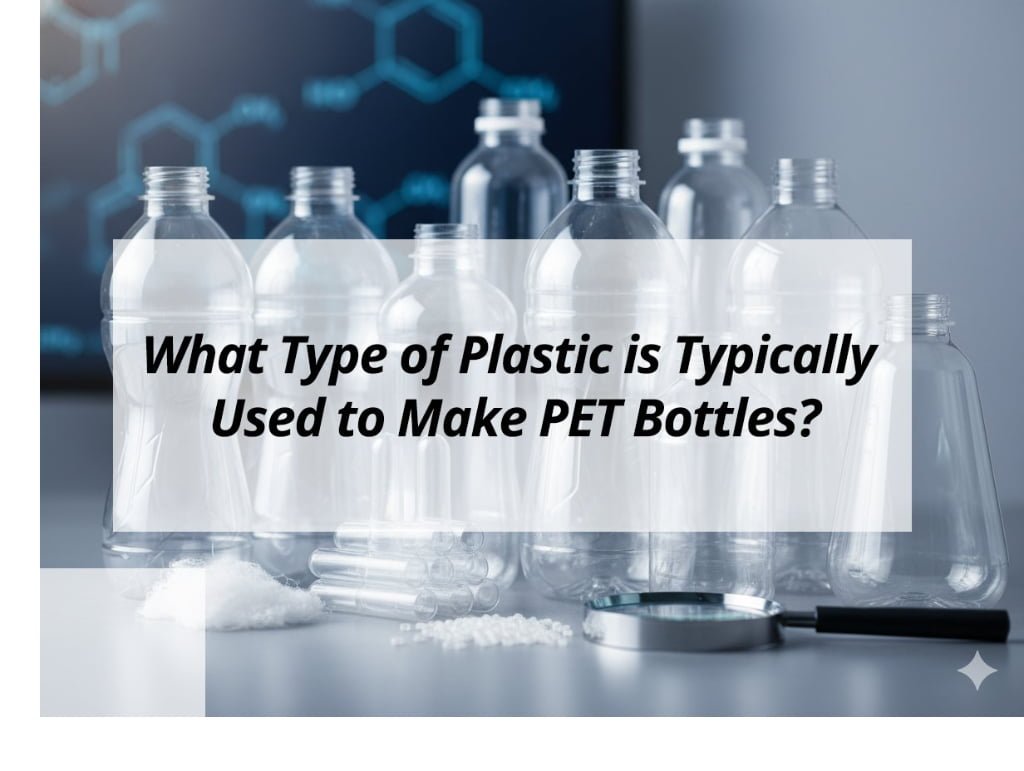 ![Plastic types for PET bottle manufacturing](https://jccosmopack.com/wp-content/uploads/2026/02/What-Type-of-Plastic-is-Typically-Used-to-Make-PET-Bottles.jpg "PET Bottle Plastic")