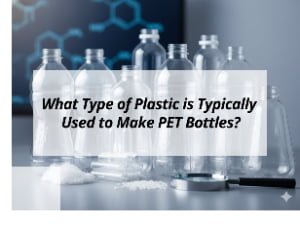 ![Plastic types for PET bottle manufacturing](https://jccosmopack.com/wp-content/uploads/2026/02/What-Type-of-Plastic-is-Typically-Used-to-Make-PET-Bottles.jpg "PET Bottle Plastic")