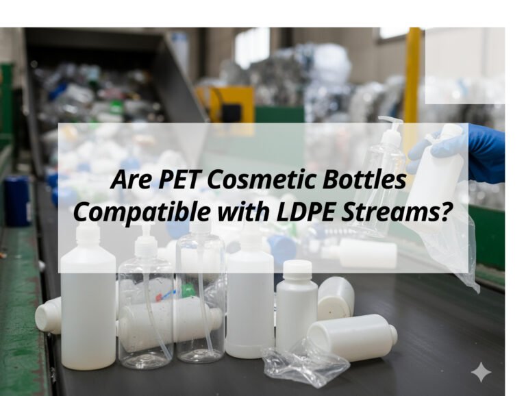 Are PET Cosmetic Bottles Compatible with LDPE Streams?