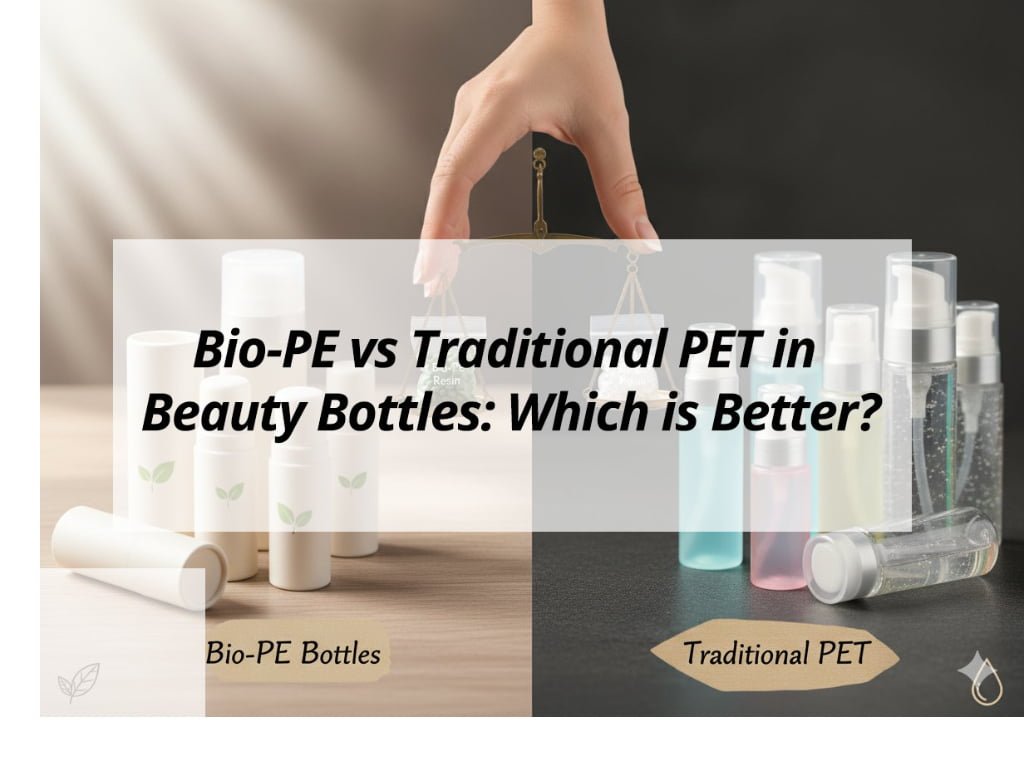 ![Bio-PE vs Traditional PET in beauty bottles](https://jccosmopack.com/wp-content/uploads/2026/03/Bio-PE-vs-Traditional-PET-in-Beauty-Bottles-Which-is-Better.jpg "Bio-PE vs PET")