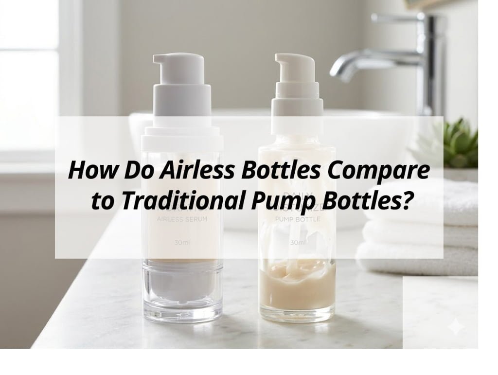 ![Comparison of airless bottles and traditional pump bottles](https://jccosmopack.com/wp-content/uploads/2026/03/How-Do-Airless-Bottles-Compare-to-Traditional-Pump-Bottles.jpg "Airless vs Pump Bottles")