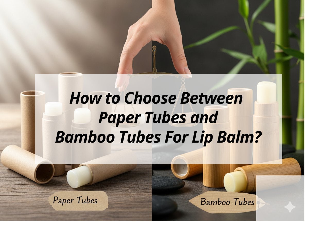 How to Choose Between Paper Tubes and Bamboo Tubes For Lip Balm?