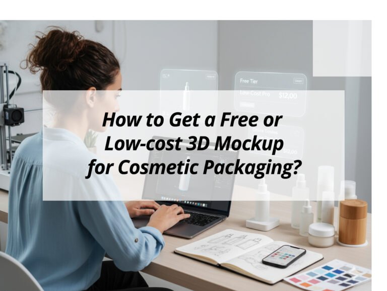 How to Get a Free or Low-cost 3D Mockup for Cosmetic Packaging?
