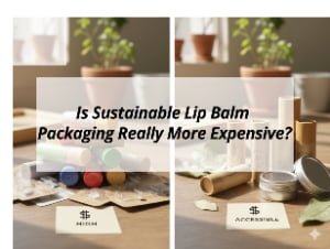 ![Cost of sustainable lip balm packaging](https://jccosmopack.com/wp-content/uploads/2026/03/Is-Sustainable-Lip-Balm-Packaging-Really-More-Expensive.jpg "Sustainable Packaging Costs")