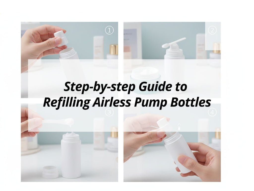 ![Guide to refilling airless pump bottles effectively](https://jccosmopack.com/wp-content/uploads/2026/03/Step-by-step-Guide-to-Refilling-Airless-Pump-Bottles.jpg "Airless Pump Bottle Refill")