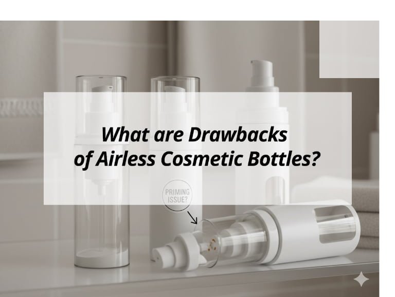 What are Drawbacks of Airless Cosmetic Bottles?