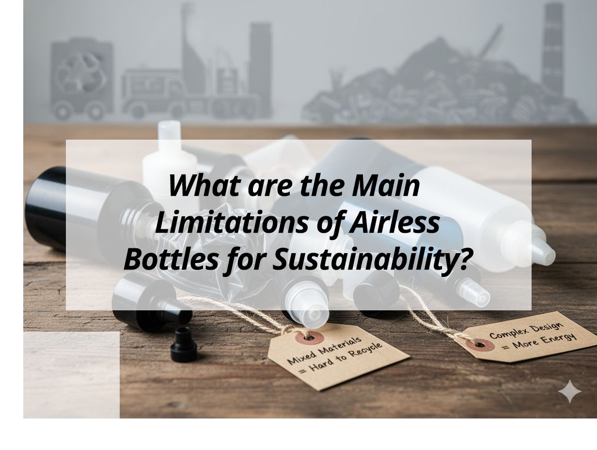 What are the Main Limitations of Airless Bottles for Sustainability?