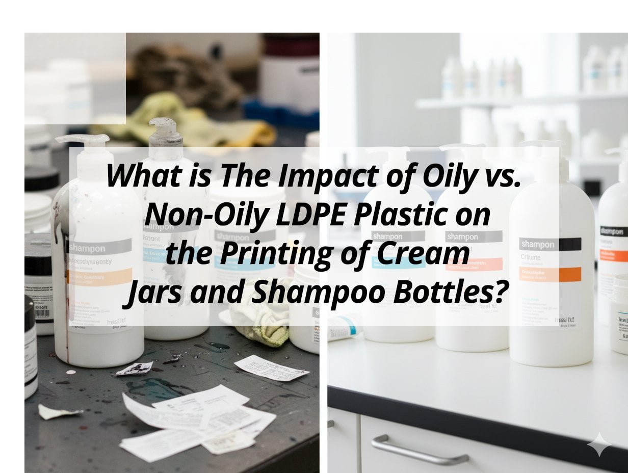 What is The Impact of Oily vs. Non-Oily LDPE Plastic on the Printing of Cream Jars and Shampoo Bottles?