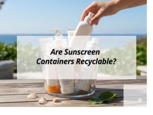 ![Recyclable sunscreen containers, promoting environmental awareness](https://jccosmopack.com/wp-content/uploads/2026/04/Are-Sunscreen-Containers-Recyclable.jpg "Recyclable Containers")