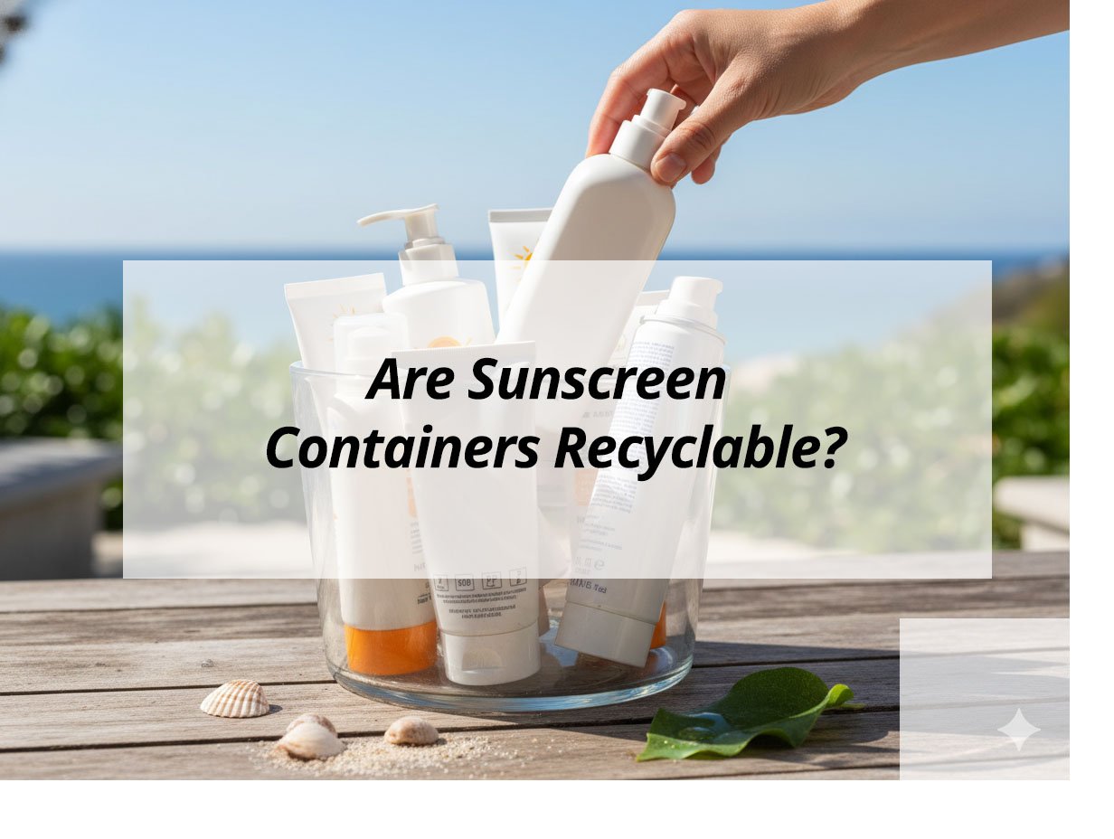 Are Sunscreen Containers Recyclable?