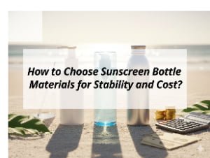 ![Sunscreen bottle materials guide for stability and cost](https://jccosmopack.com/wp-content/uploads/2026/04/How-to-Choose-Sunscreen-Bottle-Materials-for-Stability-and-Cost.jpg "Sunscreen Bottle Material Guide")