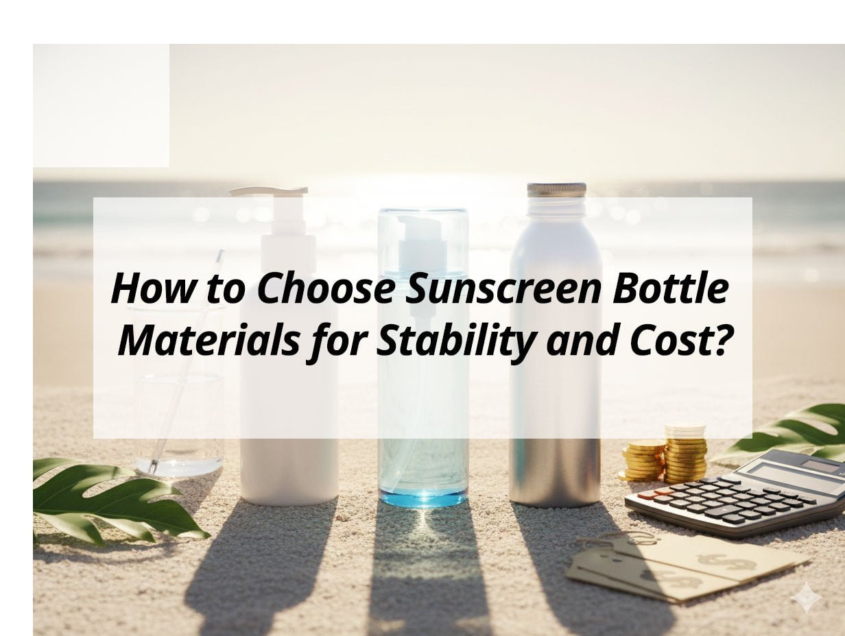 How to Choose Sunscreen Bottle Materials for Stability and Cost?