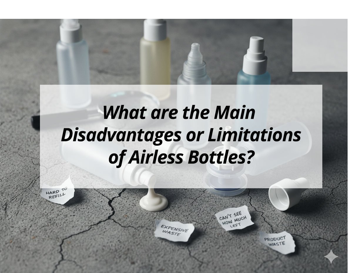 What are the Main Disadvantages or Limitations of Airless Bottles?