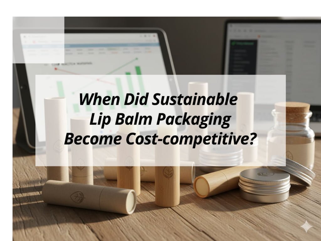 ![Sustainable lip balm packaging and cost competitiveness](https://jccosmopack.com/wp-content/uploads/2026/04/When-Did-Sustainable-Lip-Balm-Packaging-Become-Cost-competitive.jpg "Sustainable Packaging Costs")