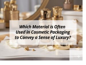 ![Materials often used in cosmetic packaging convey luxury](https://jccosmopack.com/wp-content/uploads/2026/04/Which-Material-is-Often-Used-in-Cosmetic-Packaging-to-Convey-a-Sense-of-Luxury.jpg "Luxury Cosmetic Packaging")