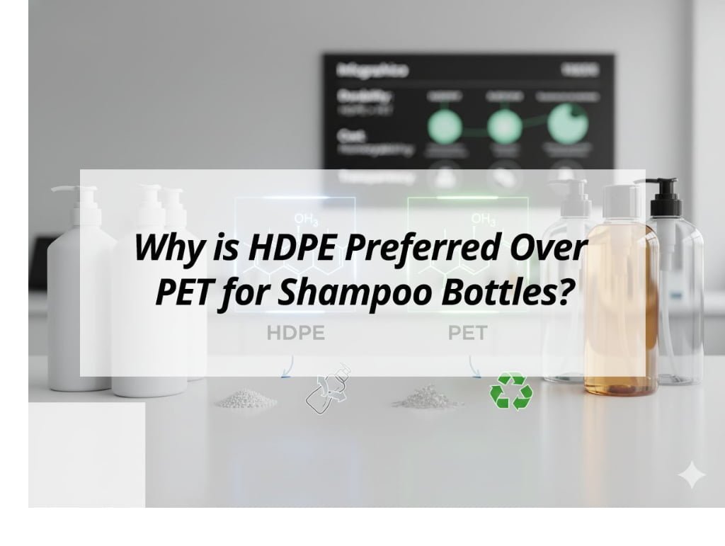 ![HDPE vs PET for shampoo bottles, pros and cons](https://jccosmopack.com/wp-content/uploads/2026/04/Why-is-HDPE-Preferred-Over-PET-for-Shampoo-Bottles.jpg "HDPE Preferred for Shampoo Bottles")