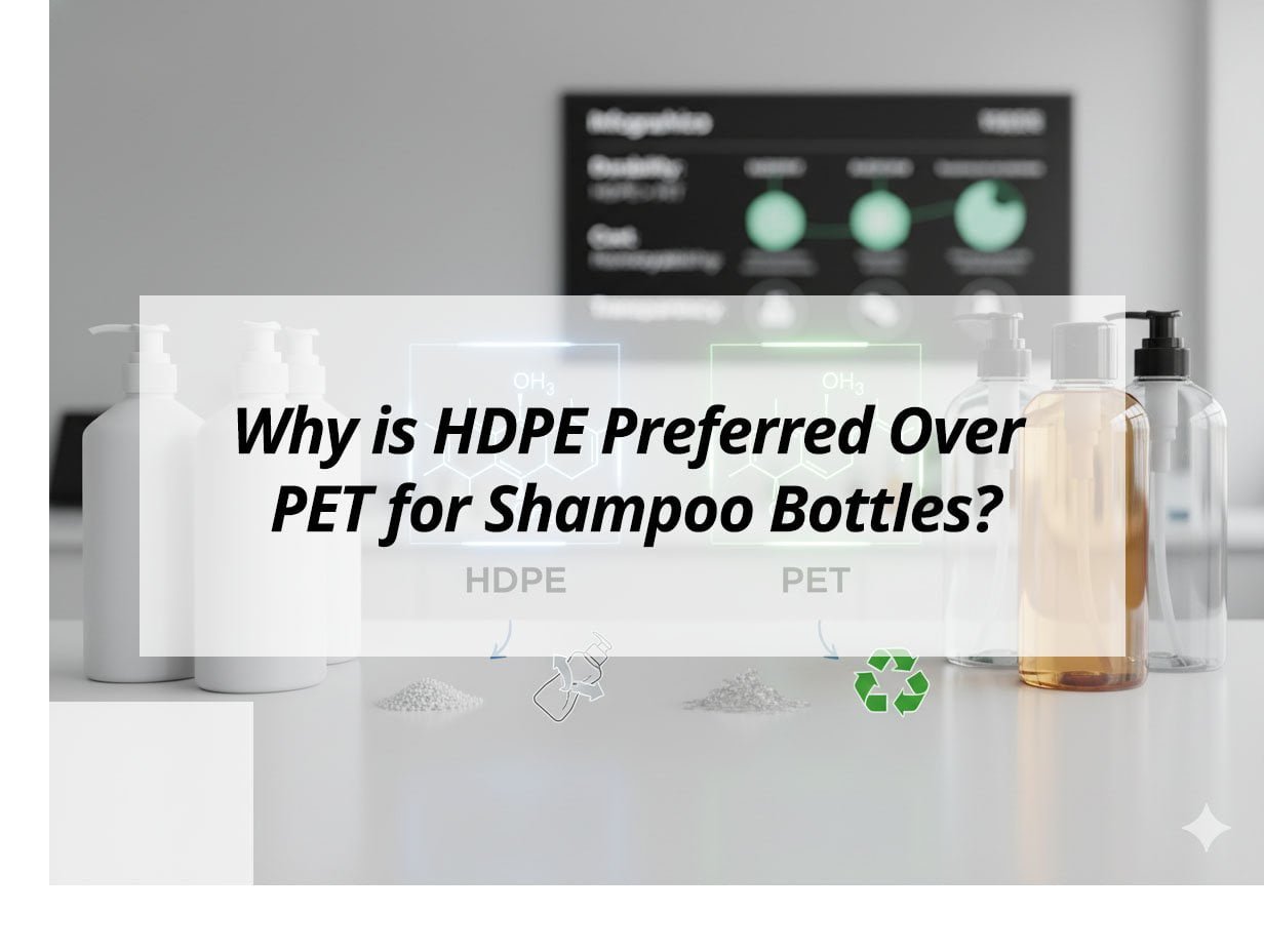 Why is HDPE Preferred Over PET for Shampoo Bottles?