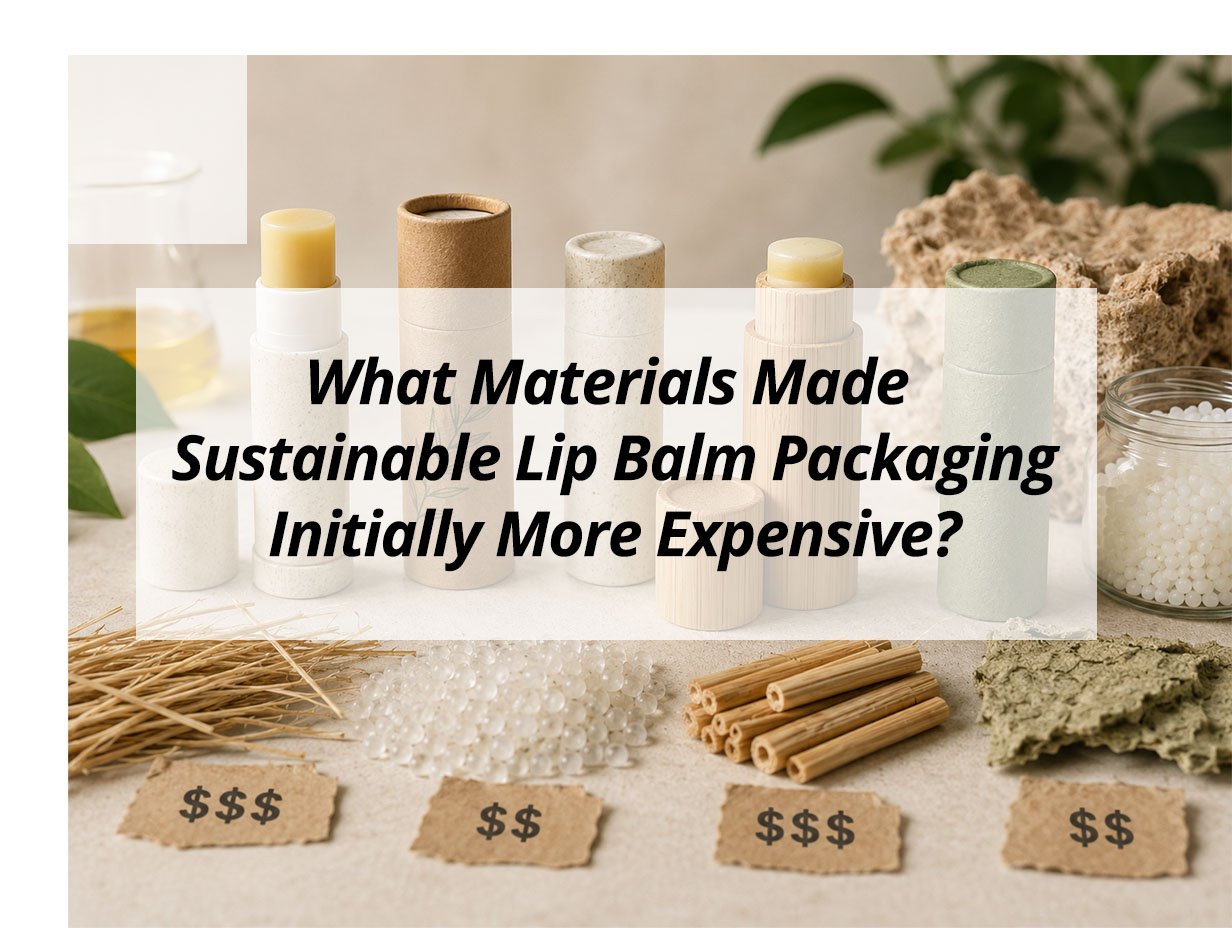 What Made Sustainable Lip Balm Packaging Initially More Expensive?