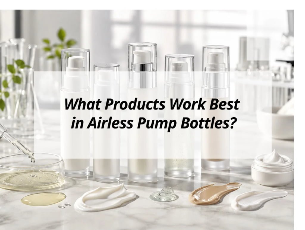 ![Products best suited for airless pump bottles](https://jccosmopack.com/wp-content/uploads/2026/05/What-Products-Work-Best-in-Airless-Pump-Bottles.jpg "Airless Pump Bottle Products")
