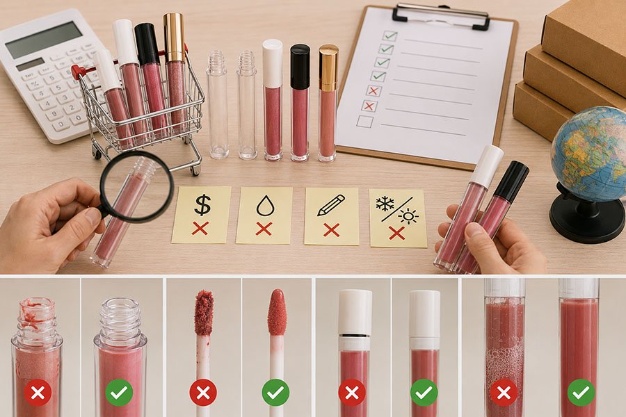 Sourcing Mistakes Common mistakes in sourcing lip gloss tubes