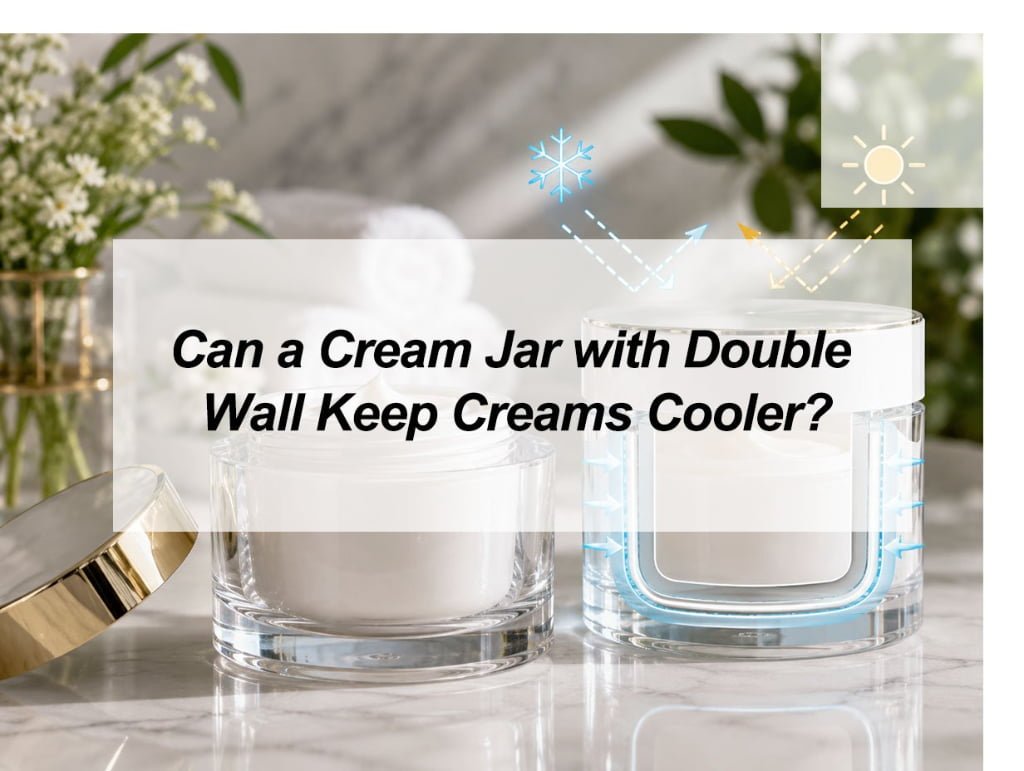 ![Double wall cream jar designed to keep skincare creams cooler](https://jccosmopack.com/wp-content/uploads/2026/06/Can-a-Cream-Jar-with-Double-Wall-Keep-Creams-Cooler.jpg "Double Wall Jar")